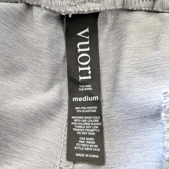 Vuori Mens Sz M Gray Sunday Performance Zip Pockets Drawstring Jogger Sweatpants - Picture 8 of 8